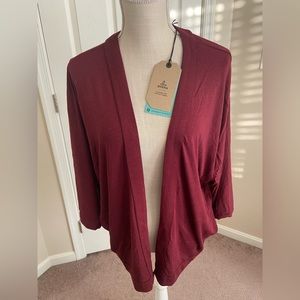 PrAna Foundation Seabrook Wrap Cardigan Sz. S